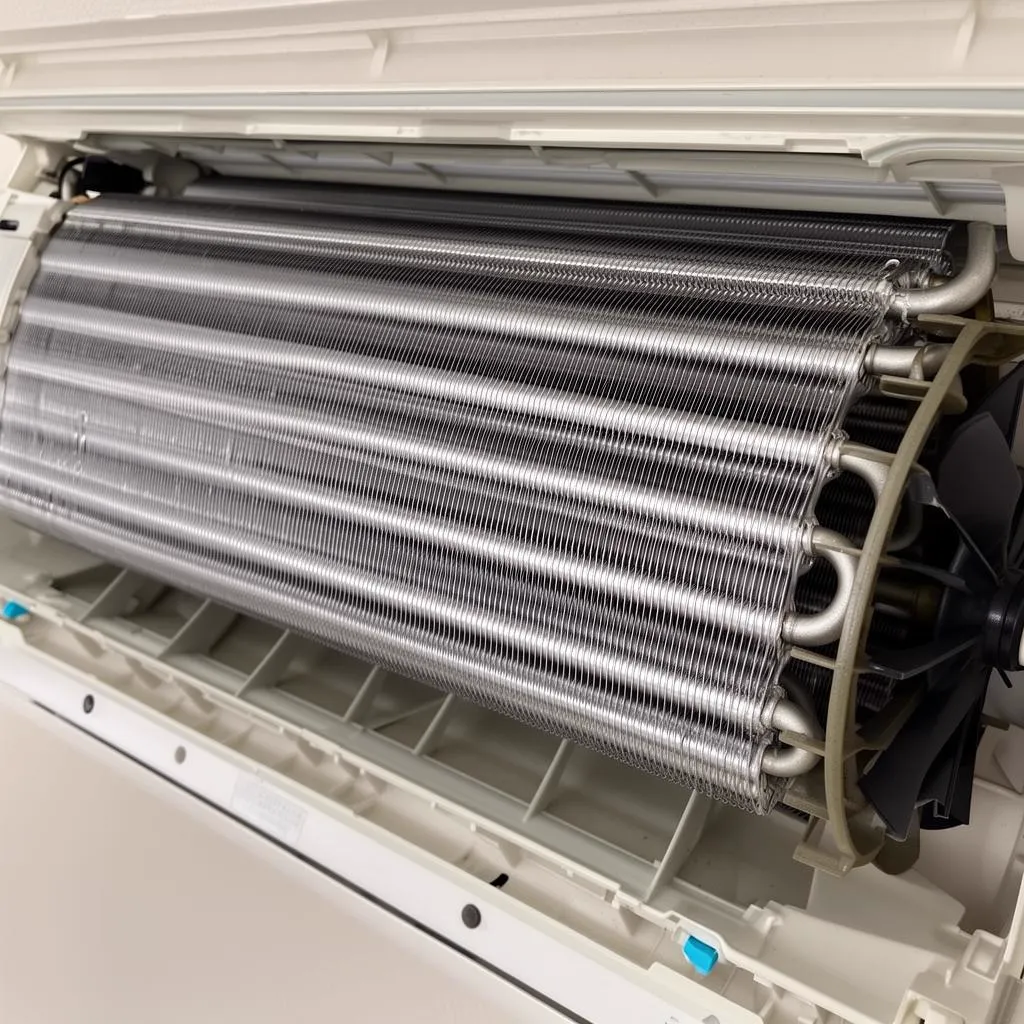 Clean AC coil after deep clean service
